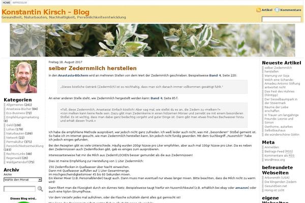 WordPress website example screenshot