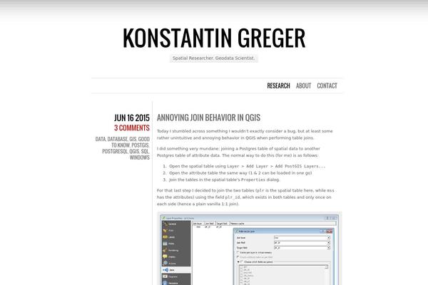 konstantingreger.net site used Chunk