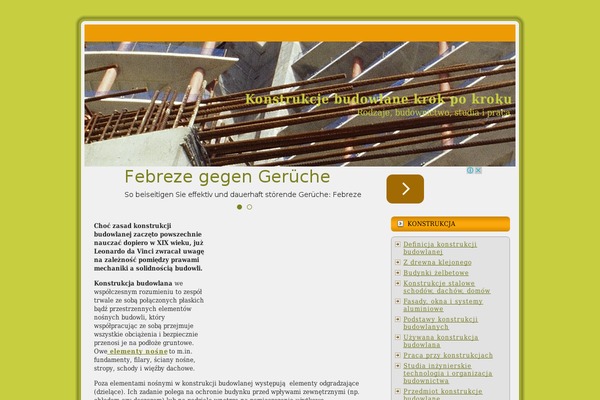 WordPress website example screenshot