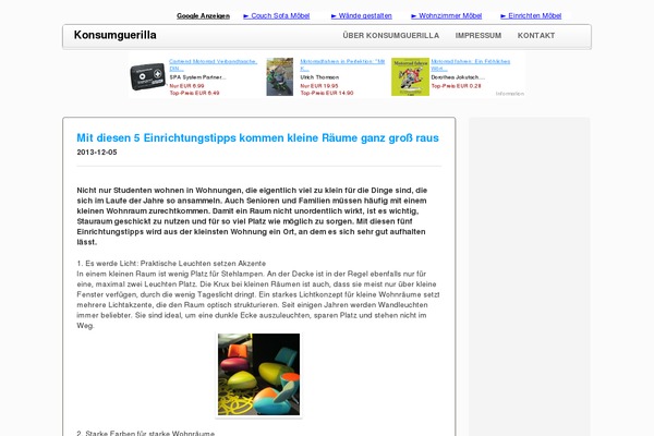 konsumguerilla.net site used Schulze-theme