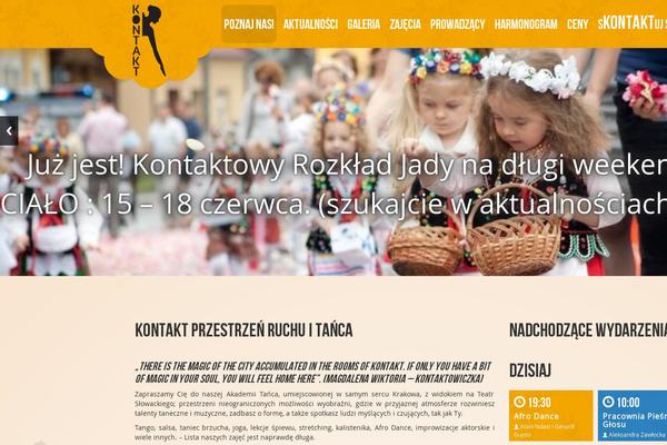 kontaktprzestrzen.pl site used Kontakt