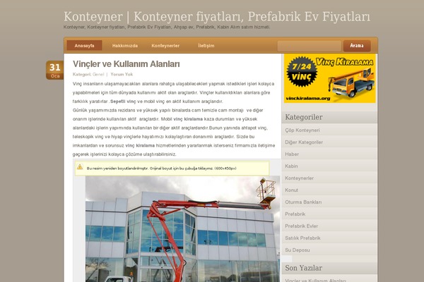 WordPress website example screenshot