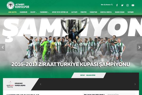 konyaspor.org.tr site used Konyaspor