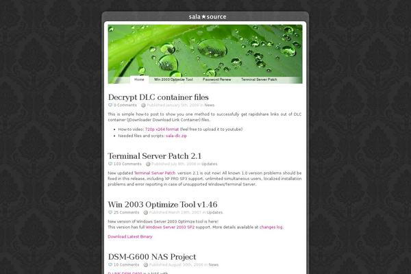 WordPress website example screenshot