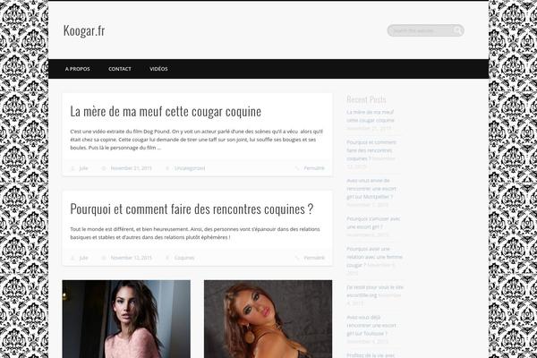 Pinboard theme site design template sample