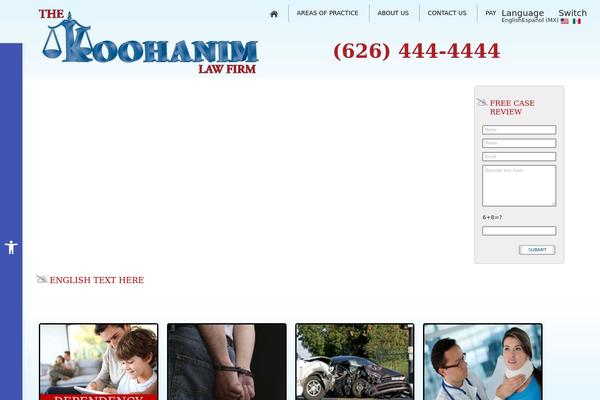 koohanimlaw.com site used Koohanimlaw
