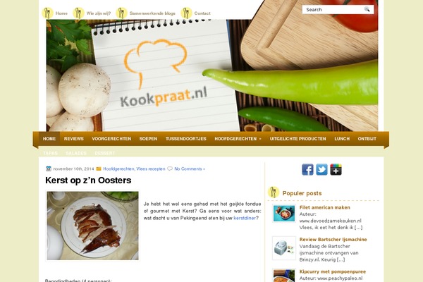 kookpraat.nl site used Kookpraat