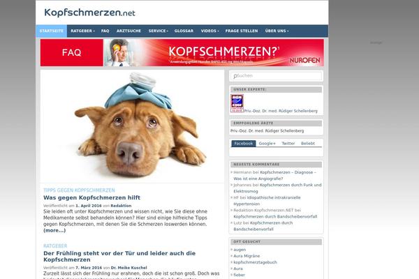 kopfschmerzen.net site used Kopfschmerzen