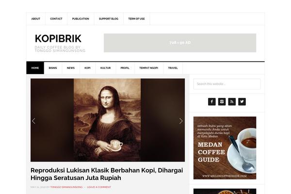 WordPress website example screenshot