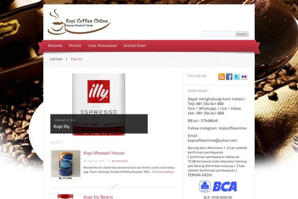kopicoffeeonline.com site used Delicacy