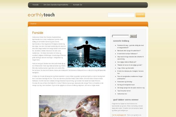 EarthlyTouch theme site design template sample