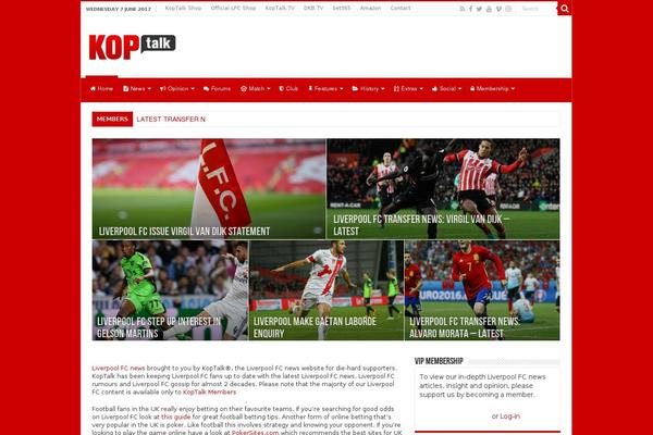 Sahifa theme site design template sample