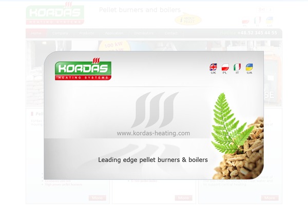 kordas-heating.com site used Kordas