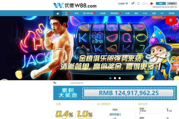 WordPress website example screenshot
