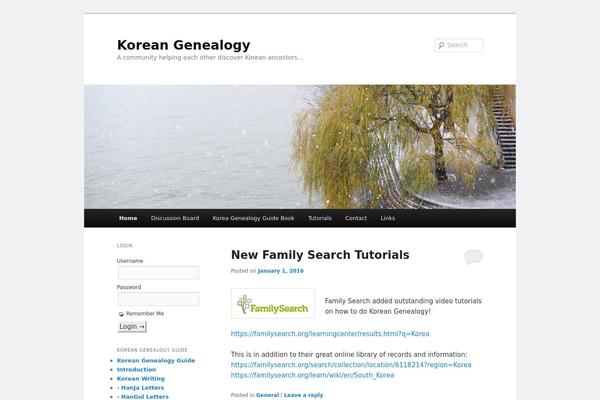WordPress website example screenshot