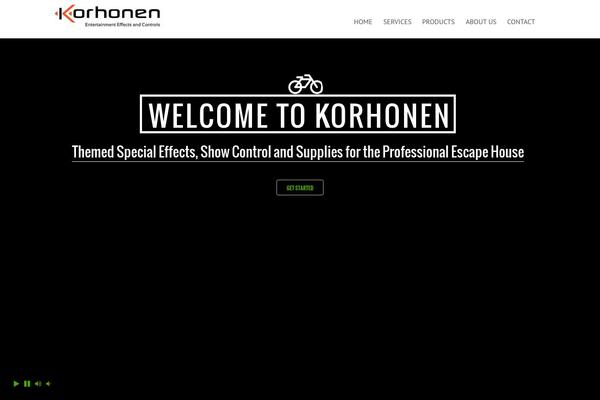 korhonen.ca site used Onetake-pro