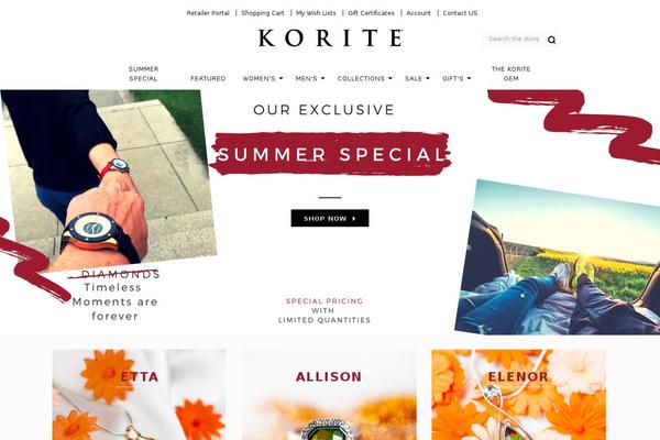 korite.com site used Developerstheme