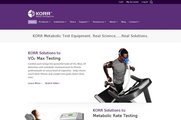 korr.com site used Korr-child