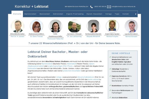 korrektur-plus-lektorat.de site used Korrektur-plus-lektorat
