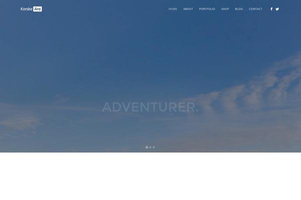 Story theme site design template sample