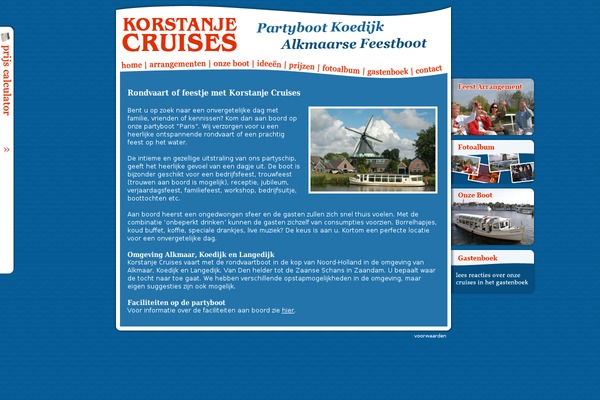 korstanjecruises.nl site used Korstanjecruises