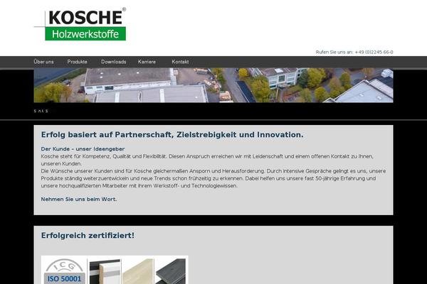 kosche.de site used Kosche-custom
