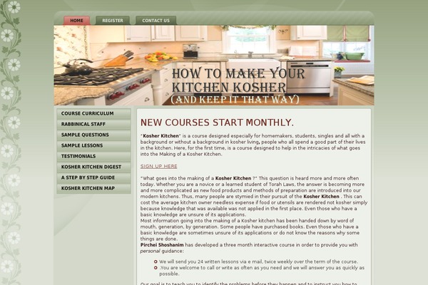 kosherkitchen.info site used Kosherkitchen