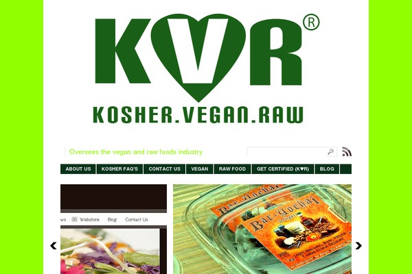 kosherveganraw.com site used BigFeature