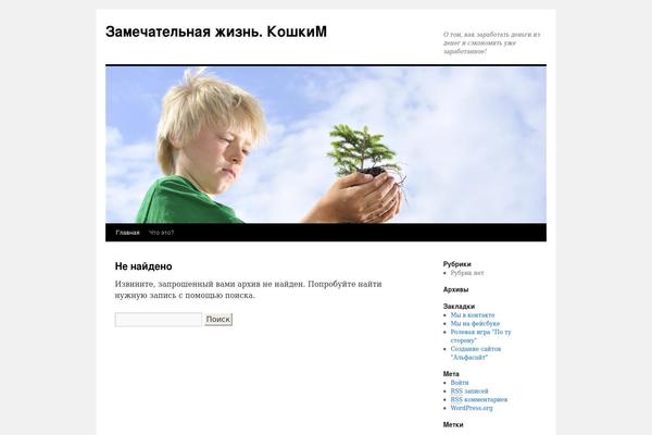 WordPress website example screenshot