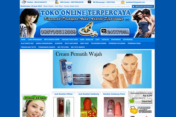 IndoStore theme site design template sample