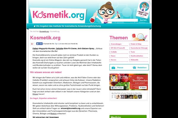 kosmetik.org site used Kosmetikorg