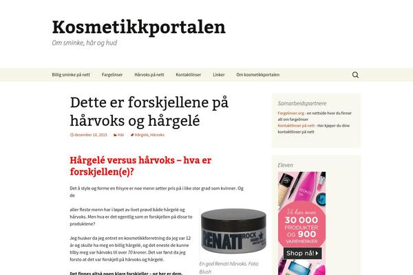 kosmetikkportalen.com site used Alexandra