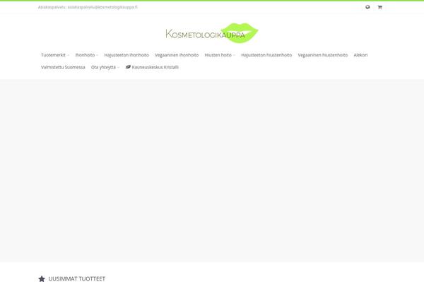 kosmetologikauppa.fi site used Kosmetologikauppa