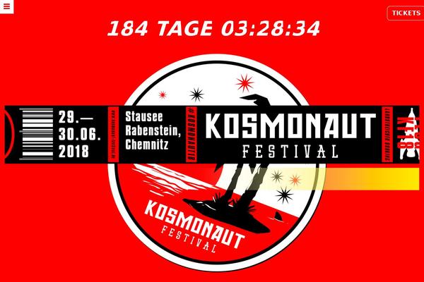 kosmonaut-festival.de site used Kosmonaut-2019