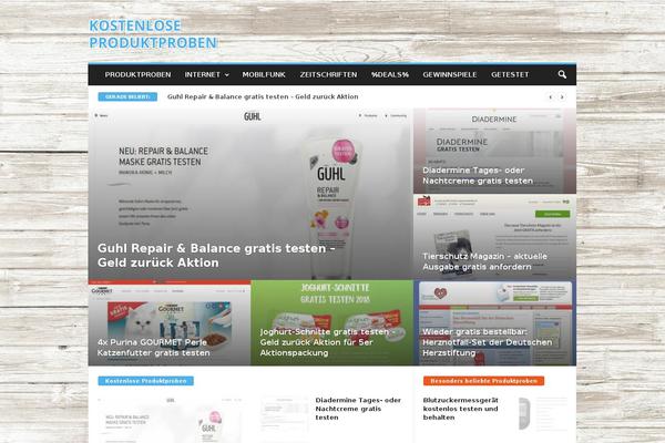 kostenlose-produktproben.com site used Blogsite-pro