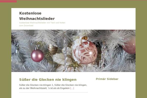 kostenlose-weihnachtslieder.com site used Christmas-sweets