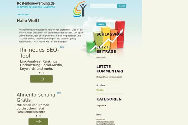 kostenlose-werbung.de site used Theme956