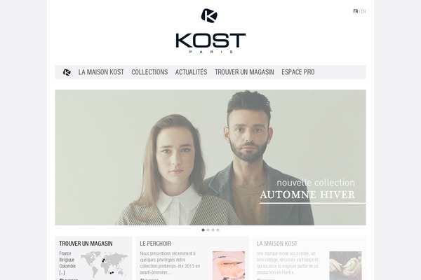 kostparis.com site used Kost