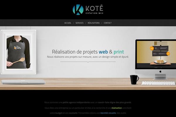 kote-theme theme websites examples