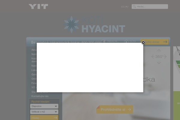 kotihyacint.cz site used Kotibranik