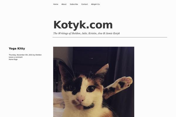 kotyk.com site used Cocoa