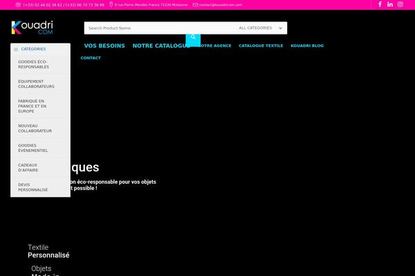 Pinkmart theme site design template sample