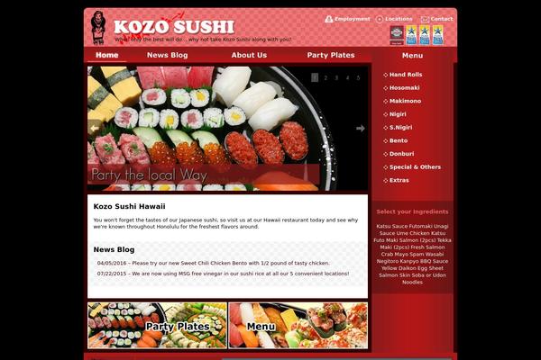 kozosushihawaii.com site used Kozosushi