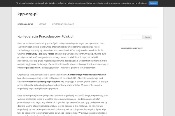 WordPress website example screenshot