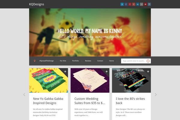 GoodInc theme site design template sample