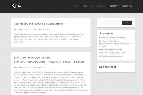 WordPress website example screenshot