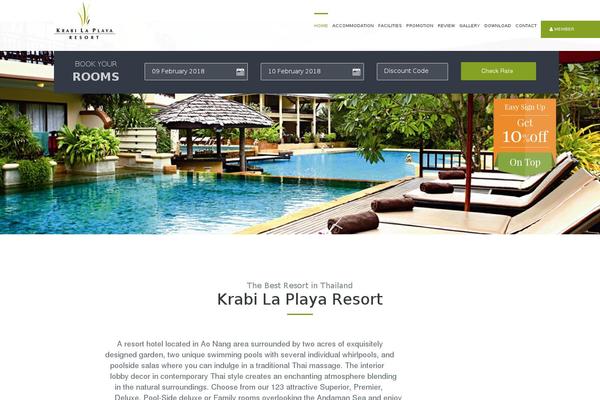 krabilaplaya.com site used Krabi