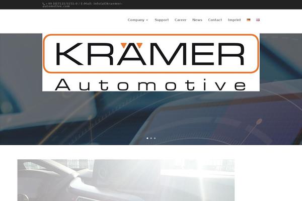 Divi theme site design template sample