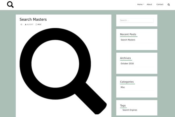 WordPress website example screenshot