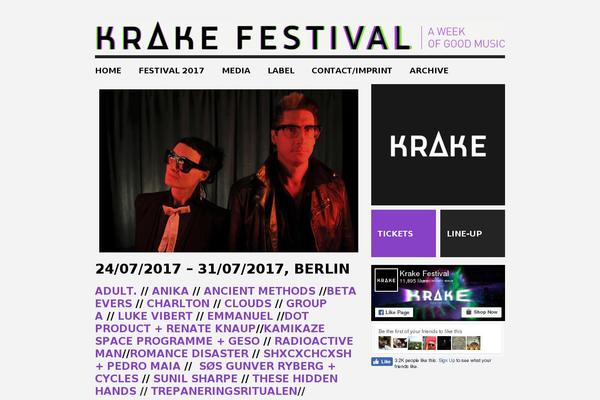 krake-festival.de site used Krake